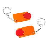 Porte-jeton avec jeton 1€ "Bêta"