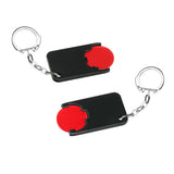 Porte-jeton avec jeton 1€ "Bêta"