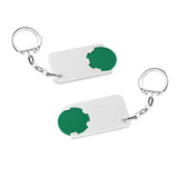 Porte-jeton avec jeton 1€ "Bêta"