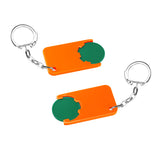 Porte-jeton avec jeton 1€ "Bêta"