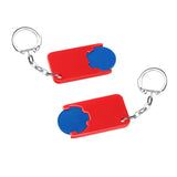 Porte-jeton avec jeton 1€ "Bêta"