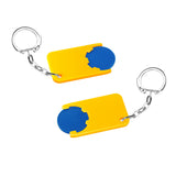 Porte-jeton avec jeton 1€ "Bêta"