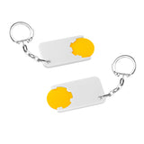Porte-jeton avec jeton 1€ "Bêta"