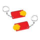 Porte-jeton avec jeton 1€ "Bêta"