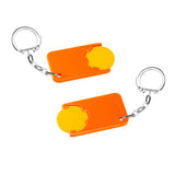 Porte-jeton avec jeton 1€ "Bêta"