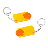 Porte-jeton avec jeton 1€ "Bêta"