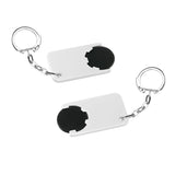 Porte-jeton avec jeton 1€ "Bêta"