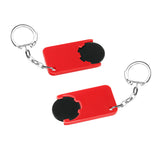Porte-jeton avec jeton 1€ "Bêta"