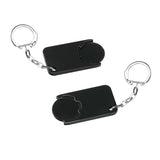 Porte-jeton avec jeton 1€ "Bêta"