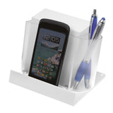 Smartphone/Tablet Stand with Note Box and Pen Holder
