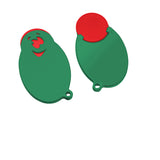 Chip holder with 1€ token "Face"