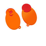 Chip holder with 1€ token "Face"