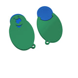 Chip holder with 1€ token "Face"