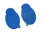 Chip holder with 1€ token "Face"