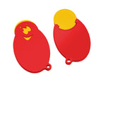Chip holder with 1€ token "Face"