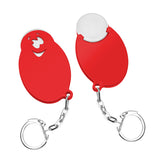 Porte-jeton avec jeton de 1 € « Visage »