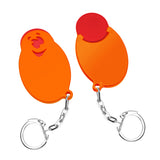 Porte-jeton avec jeton de 1 € « Visage »