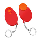 Porte-jeton avec jeton de 1 € « Visage »