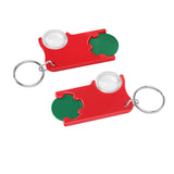 Chip holder with €1 chip and magnifier