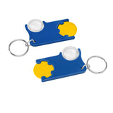 Chip holder with €1 chip and magnifier