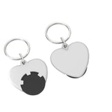 Chip holder with 1€ "Heart" chip