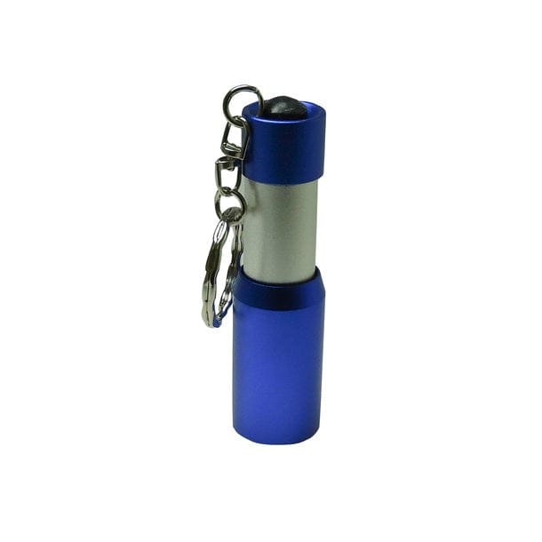 Blaue Schlüsselanhänger-Taschenlampe