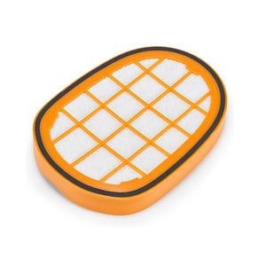 Orangener HEPA-Filter