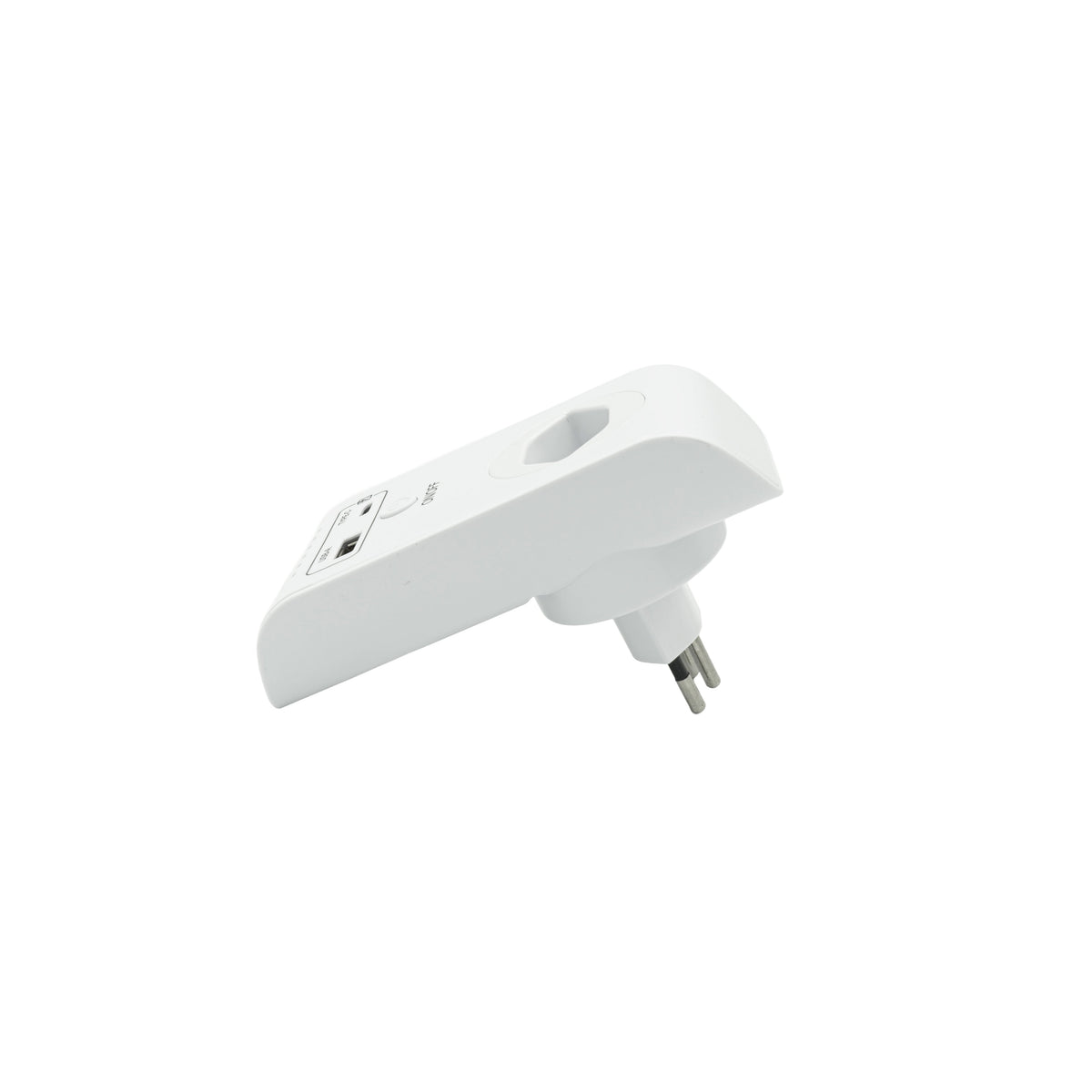 Weisser Multistecker von der Seite