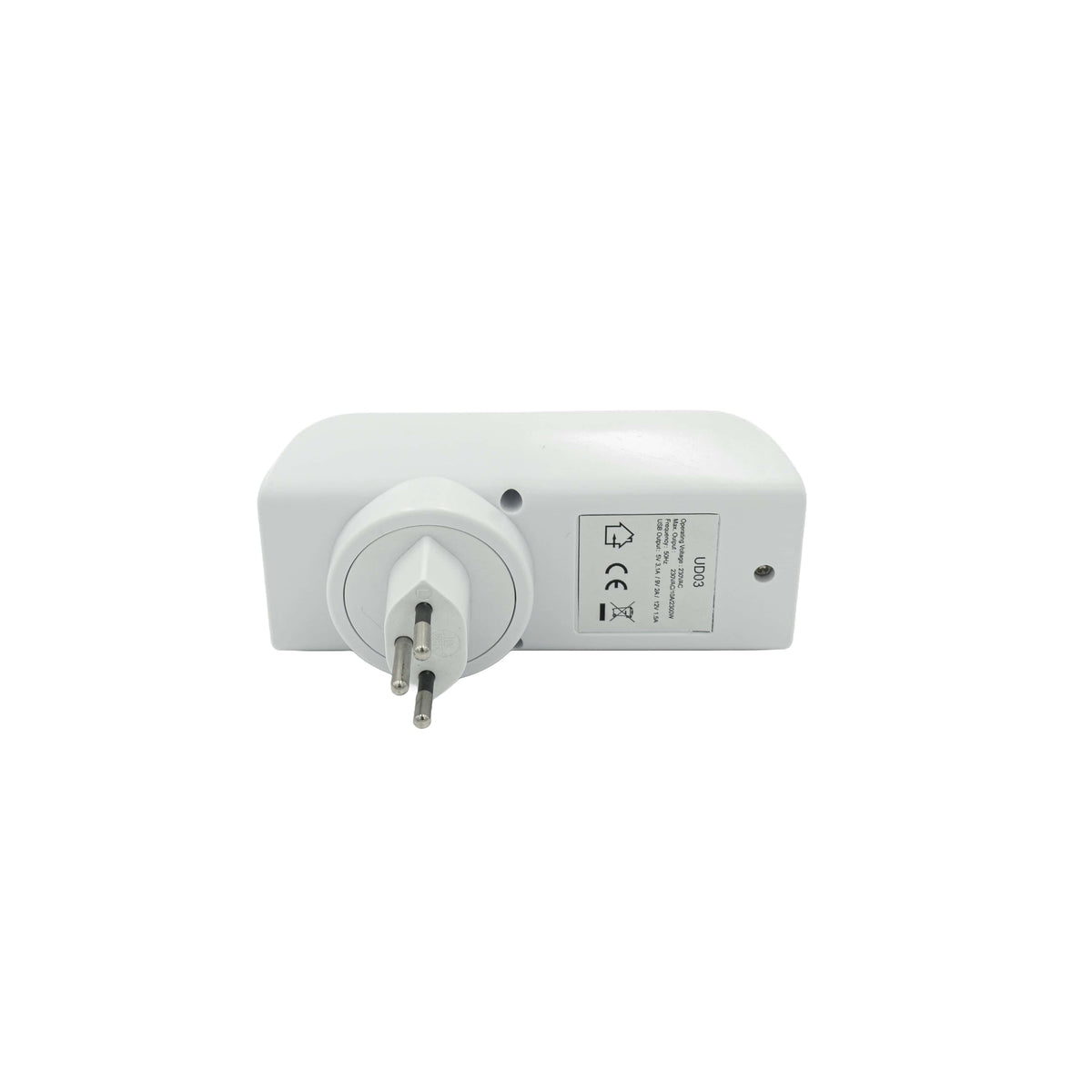 Weisser Multistecker von unten