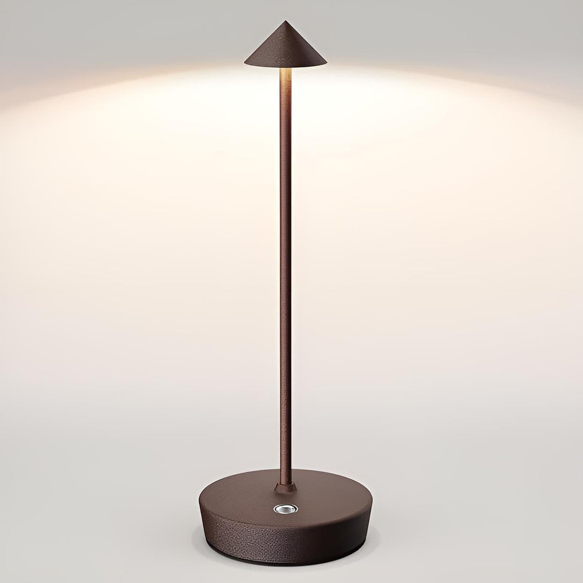 Schwarze LED-Tischlampe