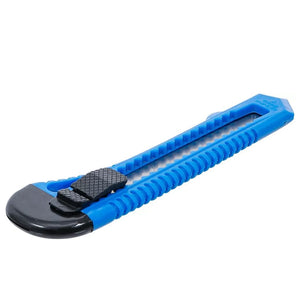 Blaues Japan-Messer mit schwarzen Details von hinten