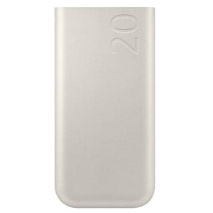 Weisse Powerbank von oben