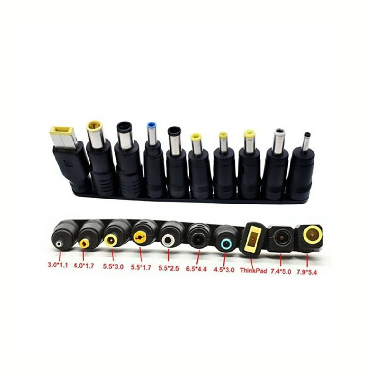 10-teiliges Universal Stecker-Set von oben