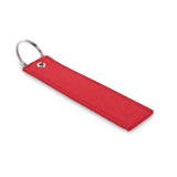 Porte-clés en polyester avec étiquette