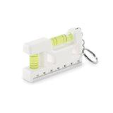 Keychain with spirit levels