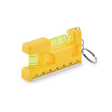 Keychain with spirit levels