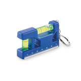 Keychain with spirit levels