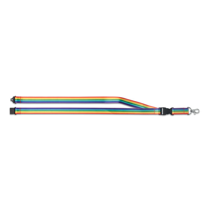 Rainbow Lanyard RPET