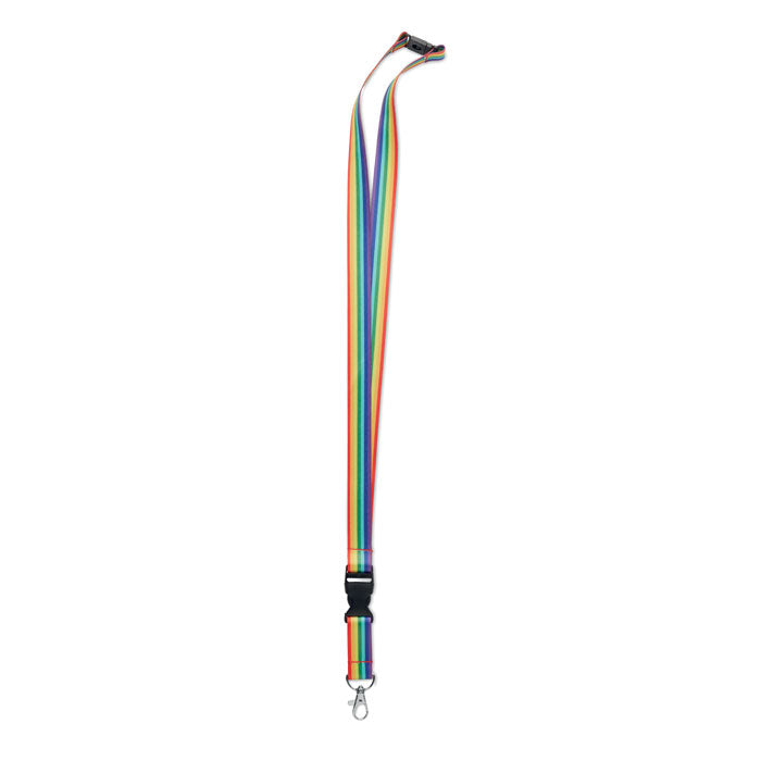Rainbow Lanyard RPET