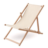 Wooden deckchair