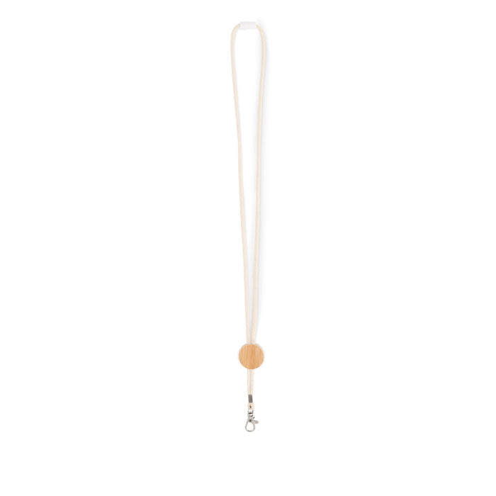 Lanyard with metal carabiner