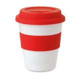 PP cup with silicone lid