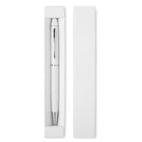 Twist-action ballpoint pen with stylus